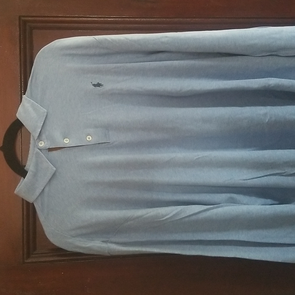 Men's Polo Shirt...long sleeve, XL...classic fit